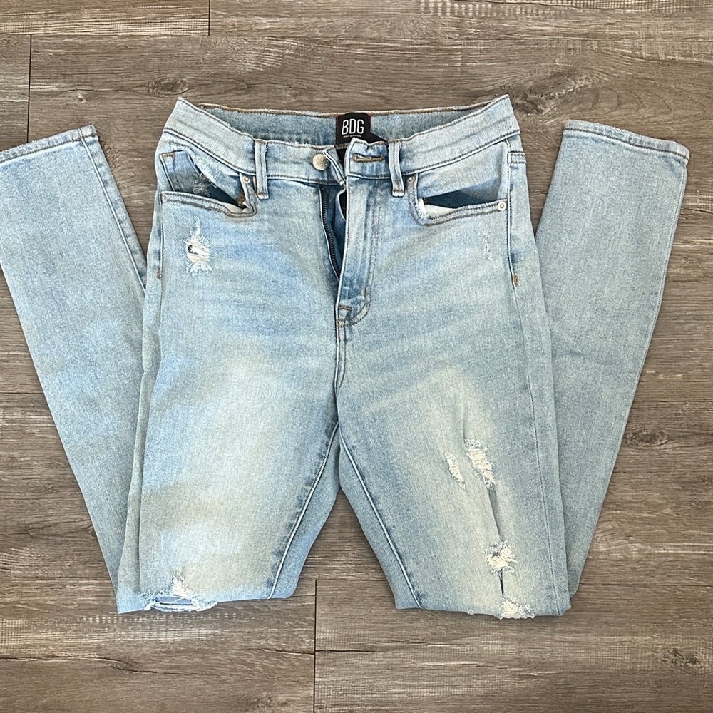 BDG Light Blue Distressed Jeans